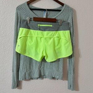 Lululemon Speed Shorts Set